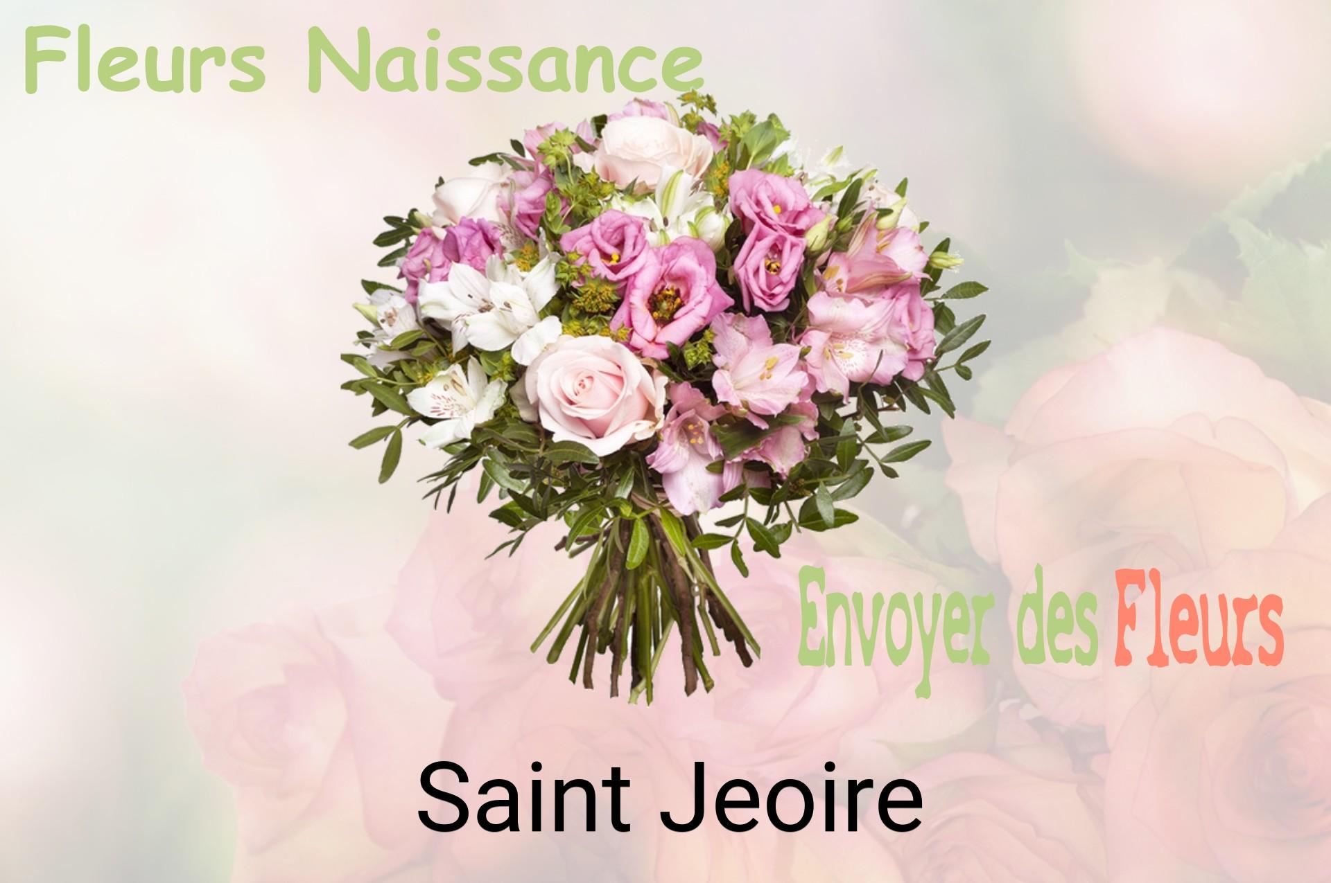 Bouquet de fleurs de naissance livré à Saint-Jeoire